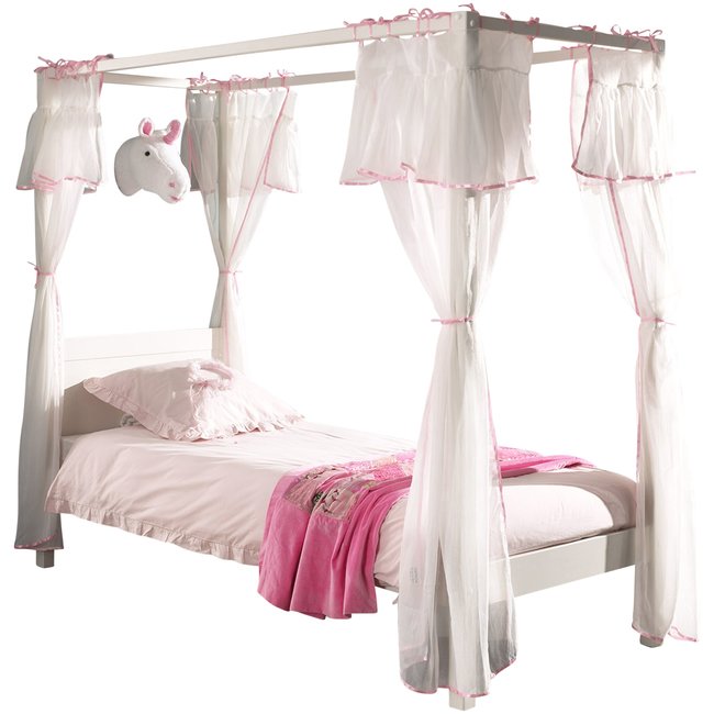 Vipack Hemelbed Charlotte - Wit - 90x200