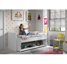 Bureaubed Denver - Wit - 90x200