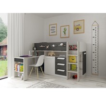 Yolo halfhoogslaper Antraciet