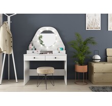 Kaptafel Vanity Star - Make-up tafel - Wit