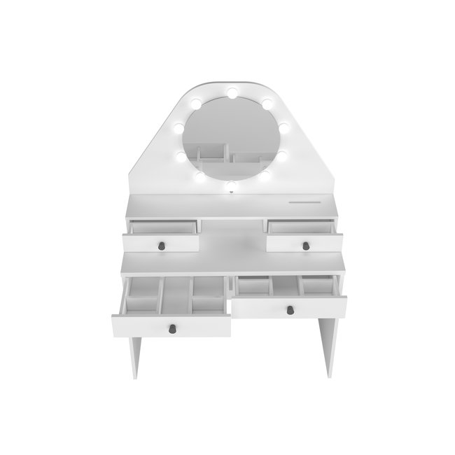 Trasman Kaptafel Vanity Star - Make-up tafel - Wit