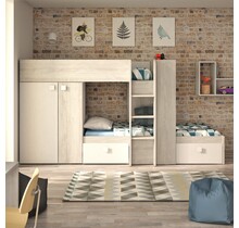 Stapelbed Maxim Grijseiken