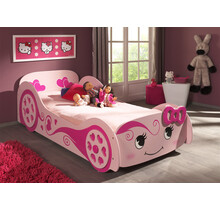 Autobed Roze Love Car 90 x 200