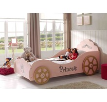 Autobed Roze Princess Pinky - 90 x 200