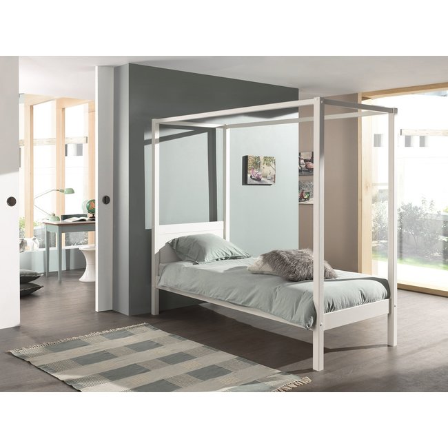 Vipack Hemelbed Charlotte - Wit - 90x200