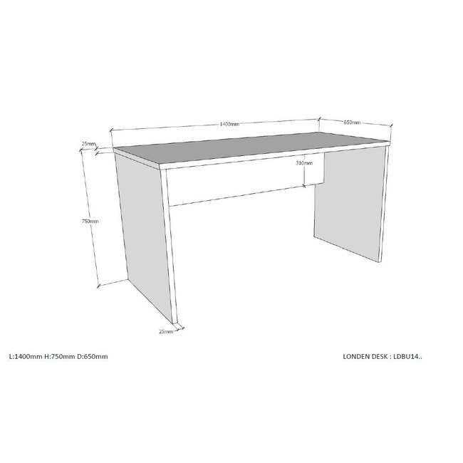 Vipack Hoogslaper Londen Antraciet