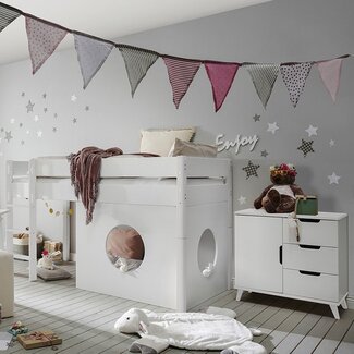 Infanskids Halfhoogslaper Color - Wit