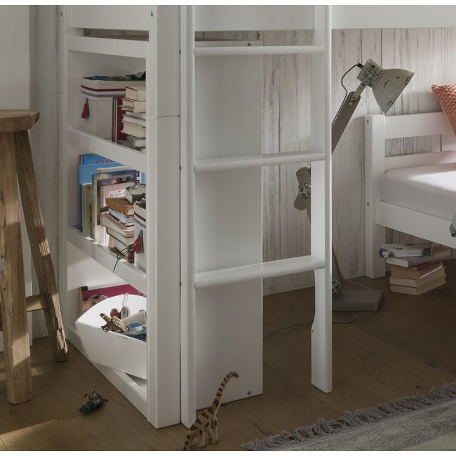 Infanskids Hoekstapelbed Pinokkio - Beuken wit