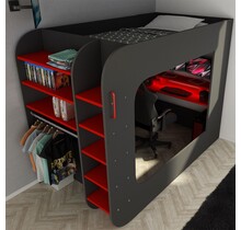 The Cube Gamingbed 120x200 - Antraciet