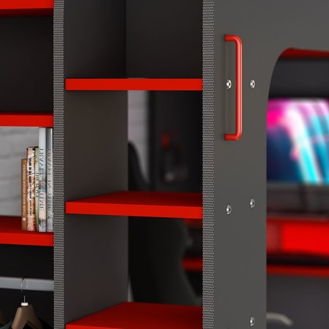 Trasman The Cube Gamingbed 90x200 - antraciet