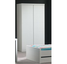 2-Deurs kledingkast Lara wit