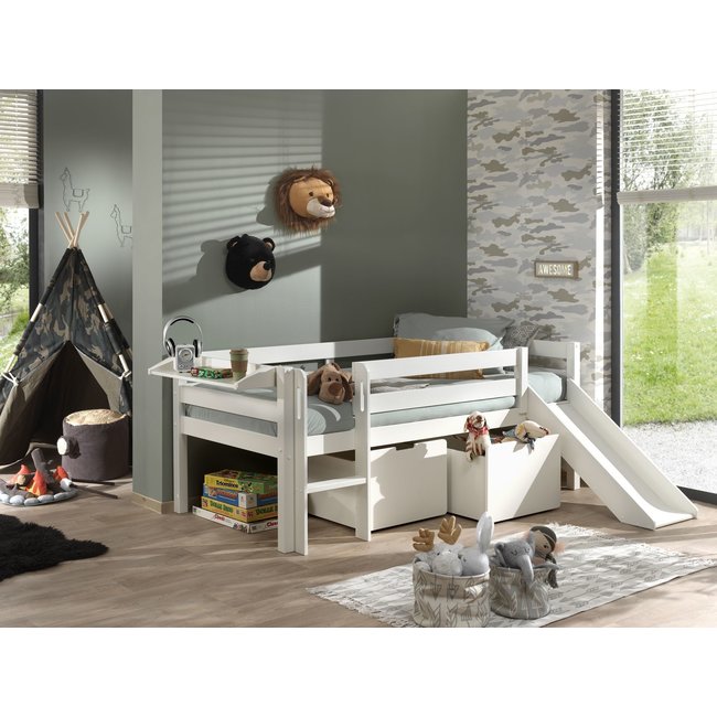 Vipack Halfhoogslaper Pino Wit 90x200