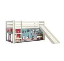 Halfhoogslaper Charlotte met Pet shop speeltent