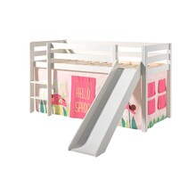 Halfhoogslaper Charlotte met Glijbaan - Spring speeltent - 90x200