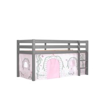 Halfhoogslaper Charlotte met Birdy speeltent - Grijs