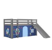 Halfhoogslaper Charlotte met Astro speeltent - Grijs