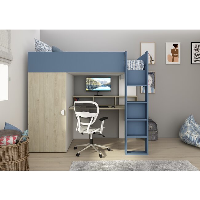 Trasman Hoogslaper Flow Blauw