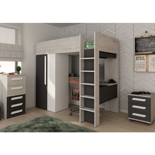 Trasman Hoogslaper Studio Antraciet