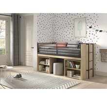 Halfhoogslaper Sam - met 2 boekenkasten