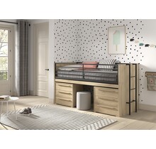 Halfhoogslaper Sam - met 2 ladekasten