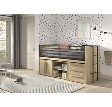 Halfhoogslaper Sam - met 3 kasten