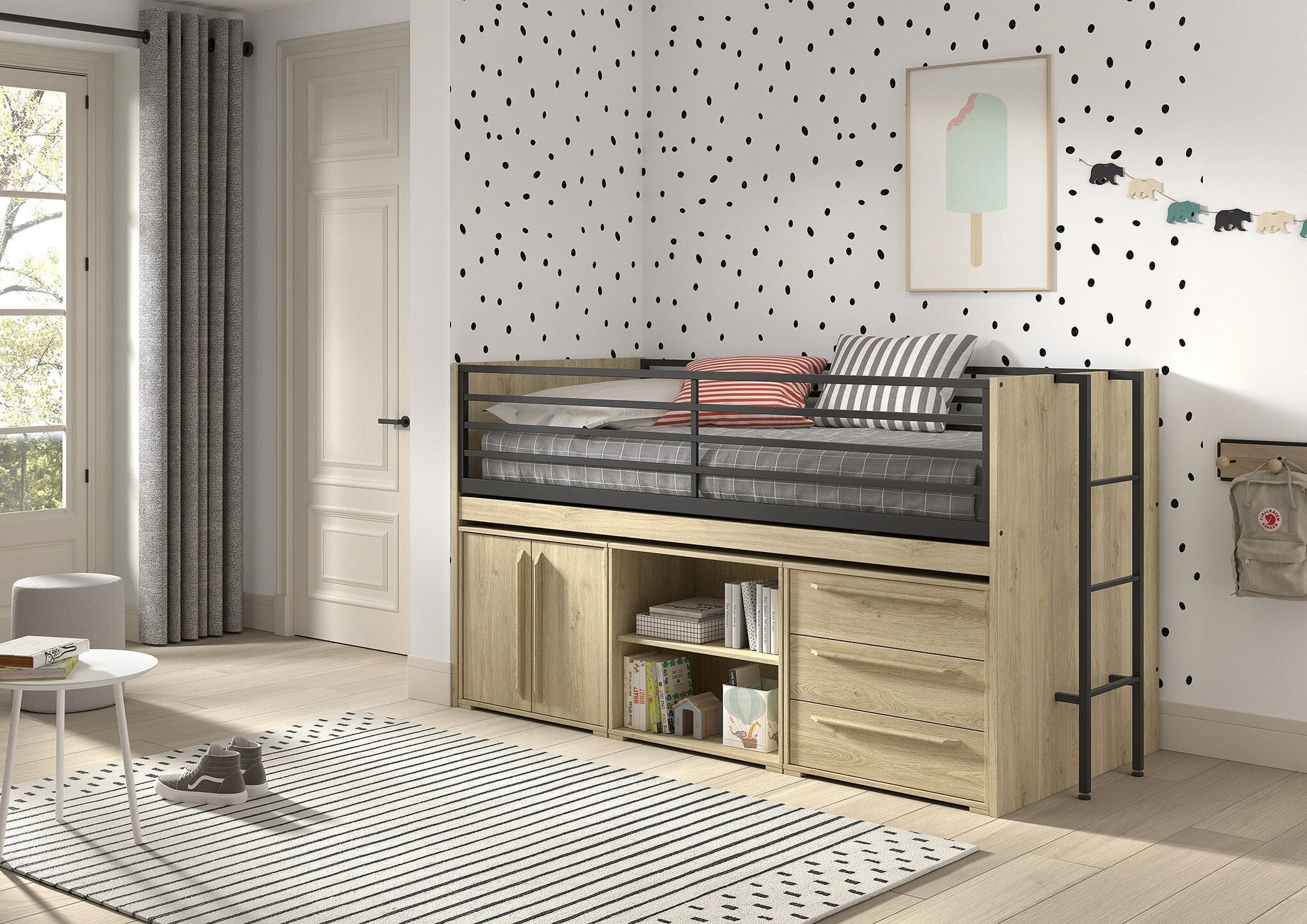 Tips om je kind veilig te laten slapen in een halfhoogslaper