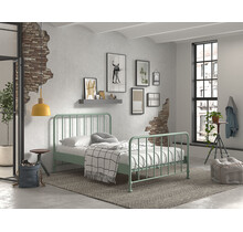 Kinderbed Bronxx - Olijfgroen - 140x200