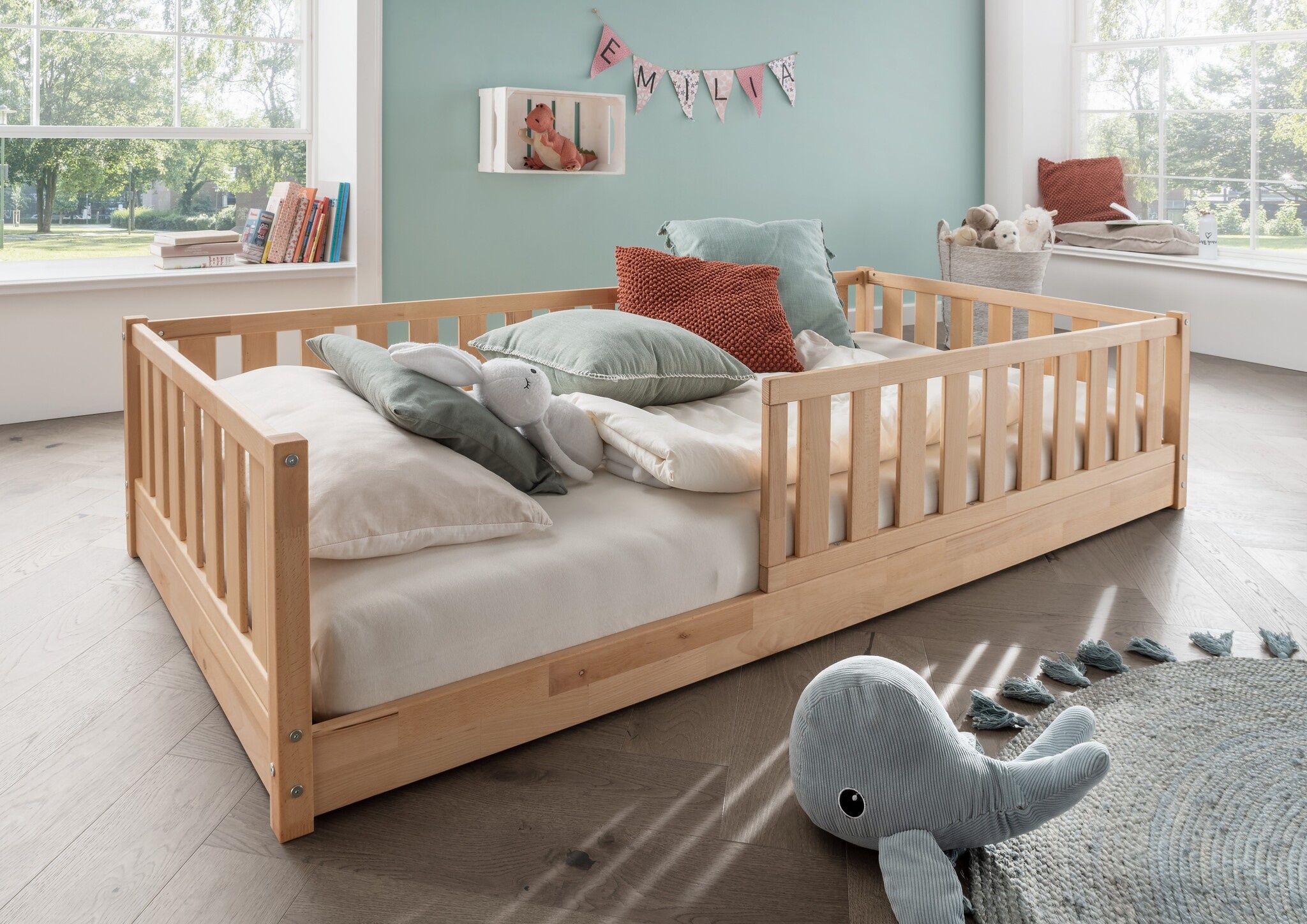 Lifetime Montessori bed 90 x 200 met Premium lattenbodem – Wit – Sterre Tijl