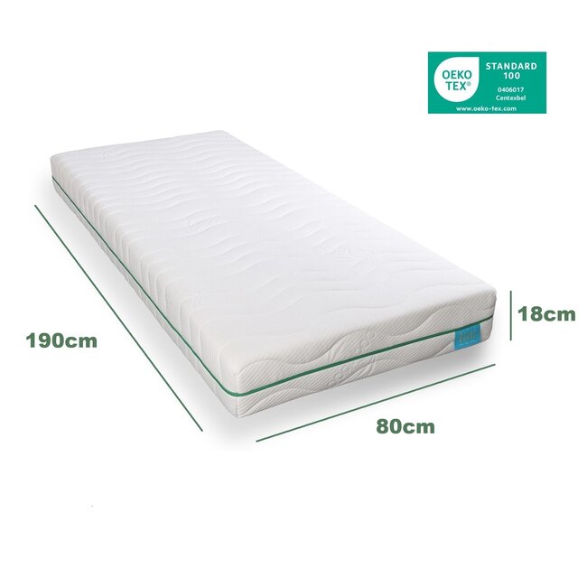 Lilli Kids Kindermatras 80x190 Lilli Bamboe