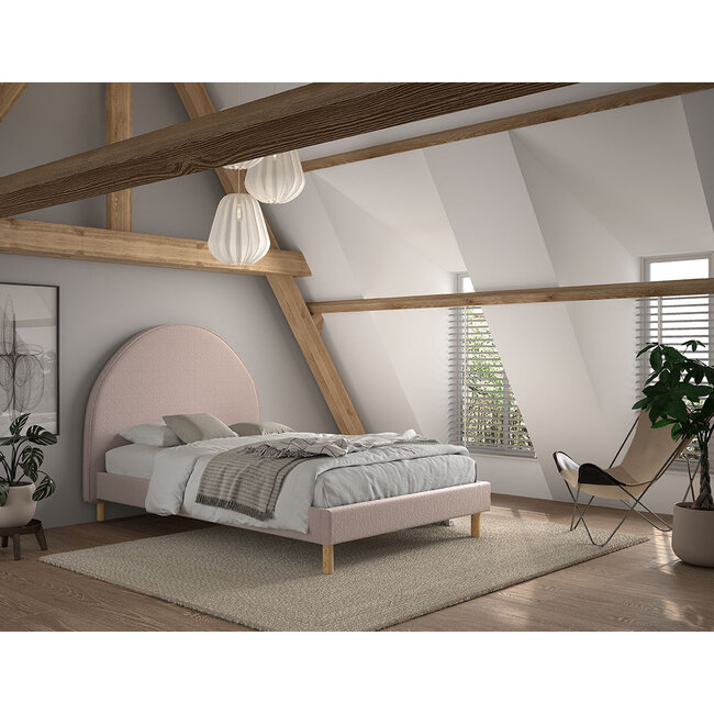 Vipack Tienerbed Moon - Roze - 140x200