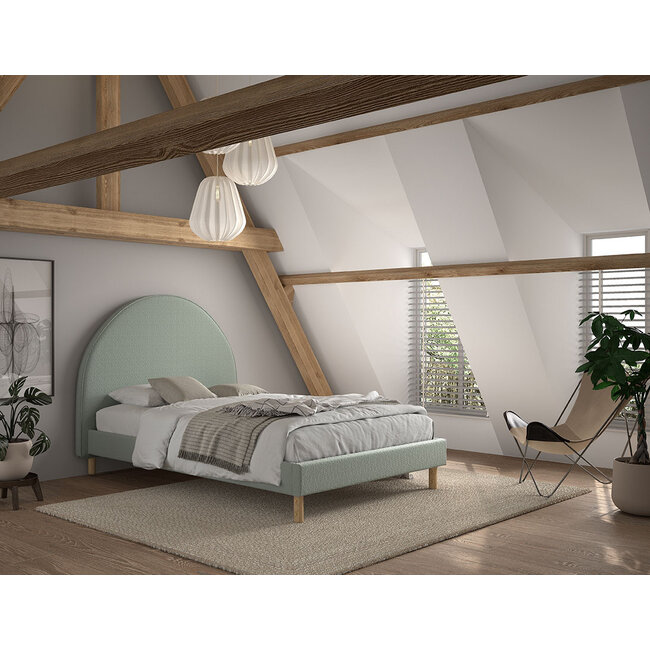 Vipack Tienerbed Moon - Groen - 140x200