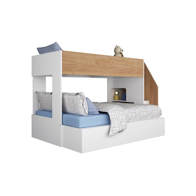 Trasman 3 persoons Familiebed - Easy Eikenkleur