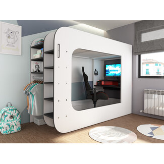 Trasman The Cube 90x200 - Wit-Antra