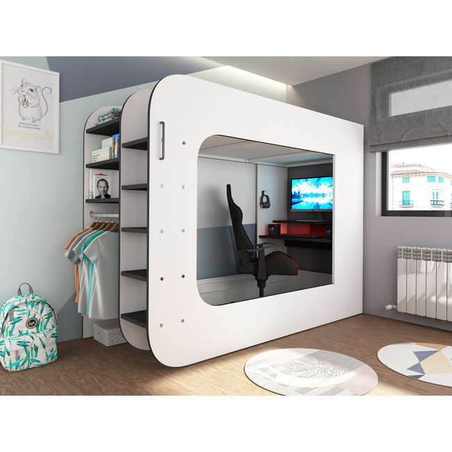 Trasman The Cube 90x200 - Wit-Antra