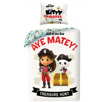 Dekbedovertrek Kitty Pirates