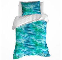 DWL Dekbedovertrek  douglas algiers blue 140x200/220+60x70