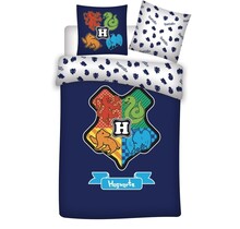 Dekbedovertrek Hogwarts Logo