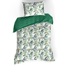 De Witte Lietaer Dekbedovertrek Katoen, Salix Deep Jungle - 140 x 200/220 + 60 x 70 cm