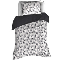 De Witte Lietaer Dekbedovertrek Katoen, Aileen Dark Sapphire - 140 x 200/220 + 60 x 70 cm