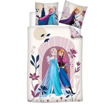 Disney Frozen Dekbedovertrek, Sister Love - Eenpersoons - 140 x 200 + 65 x 65 cm - Polycotton