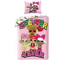 LOL Surprise! Dekbedovertrek, 2gether 4ever - 140 x 200 cm + 70 x 90 cm - Katoen
