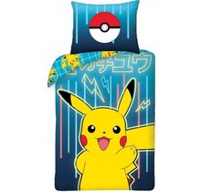 Pokemon Dekbedovertrek, Pokeball - Eenpersoons - 140 x 200 + 65 x 65 cm - Katoen