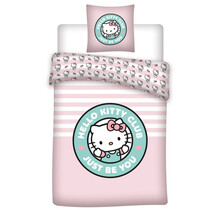 Hello Kitty Dekbedovertrek, Just be You - Eenpersoons - 140 x 200 / 65 x 65 cm - Polykatoen