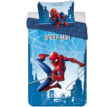 Spider-Man Dekbedovertrek, Web - Eenpersoons - 140 x 200 cm + 60 x 80 cm - Katoen