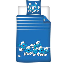 Smurfen Dekbedovertrek Blue - 140 x 200 cm / 65 x 65 cm - Katoen