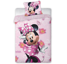 Disney Minnie Mouse Dekbedovertrek Pretty - 140 x 200 cm / 70 x 90 cm - Katoen