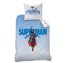 Superman Dekbedovertrek Look Up - 140 x 200 + 63 x 63 cm - Katoen