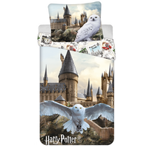 Harry Potter Dekbedovertrek Hedwig - 140 x 200 cm + 70 x 90 cm - Katoen