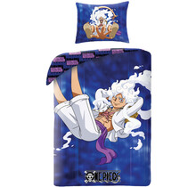 One Piece Dekbedovertrek, Devil Fruit - Eenpersoons - 140 x 200 cm / 70 x 90 cm - Katoen