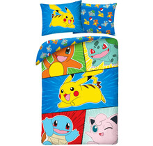 Pokemon Dekbedovertrek, Jigglypuff - Eenpersoons - 140 x 200 cm / 70 x 90 cm - Katoen